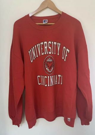 Vintage Russell University Of Cincinnatti Sweatshirt Size Xxl