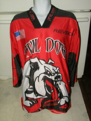 Devil Dogs Bulldogs Anaheim Amateur Hockey Team Club Jersey Men 