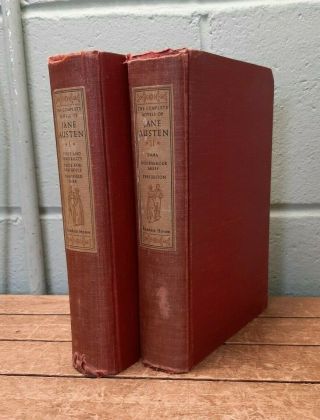 1950 The Complete Novels Of Jane Austen By Random House Volumes 1 And 2 B1