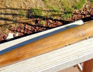 Vintage Wood Wooden Baseball Bat Winner No.  80 League 31.  75 " Long