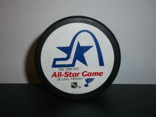 Vintage St.  Louis Blues 39th All Star Game Hockey Puck Nhl Trench