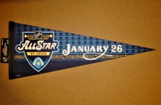 2020 Nhl All Star Game St Louis Blues Premium Hockey Pennant