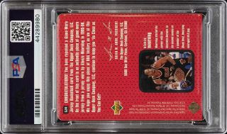 1997 Upper Deck Game Jersey Alonzo Mourning PATCH GJ14 PSA 9 (PWCC) 2
