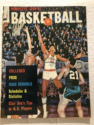 1960 Basketball Nba Ncaa College High School Philadelphia 76er Wilt Chamberlain