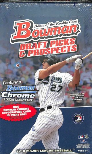 2010 Bowman Draft Picks & Prospects Baseball Factory Hobby Box