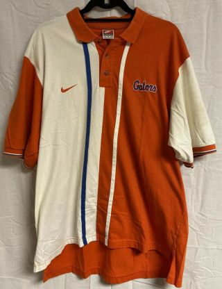 Vintage 90’s Nike Team Sports Florida Gators Polo Shirt Size Xl