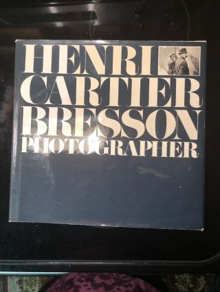 Henri Cartier Bresson Photographer - Photography Book 1979 Hc Dj Thames & Hudson