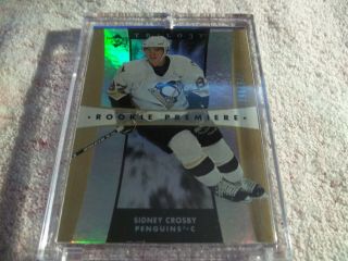 Sidney Crosby 2005 - 06 Upper Deck Trilogy 211 Sp/999 Rookie Card Rc