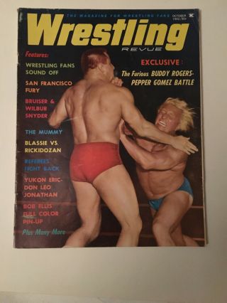 October 1962 Wrestling Revue - - Buddy Rogers & Pepper Gomez