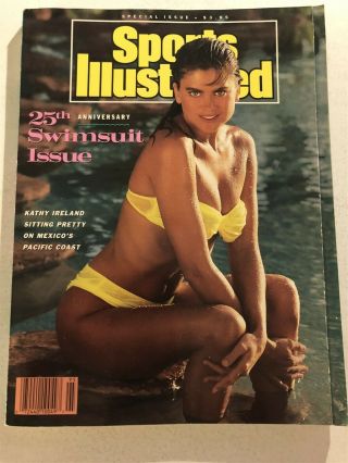 1989 Sports Illustrated Mexico Kathy Ireland No Label 25th Swim Suit Anniversary