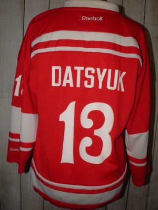 Pavel Datsyuk Detroit Red Wings Reebok Jersey Youth L/xl