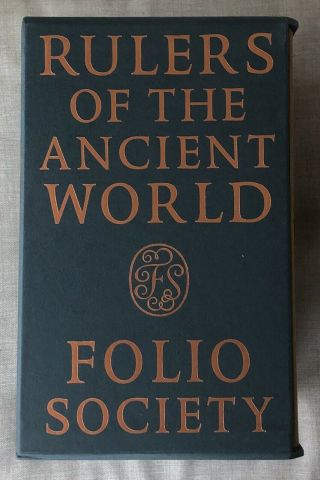 Rulers Of The Ancient World; Folio Society; 5 Volume Set W/slipcase