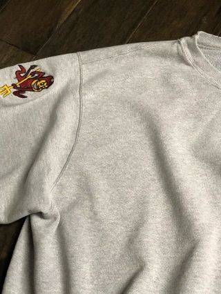 Vintage Champion Arizona State Sun Devils Pullover Crewneck Sweatshirt Sz XL 3