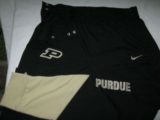 Purdue Boilermakers Nike Basketball Tearaway Pants Black Size Xl Extra Large