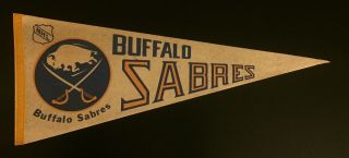 Vintage Sports Pennant - Buffalo Sabres