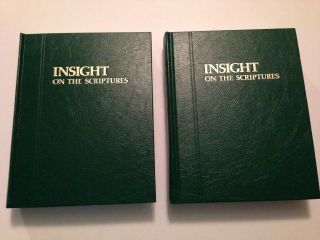 Insight On The Scriptures Vol 1 - 2,  1988,  Aaron Jehoshua Jehovah Zuzim; Hardcover