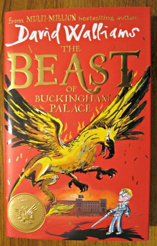 The Beast Of Buckingham Palace David Walliams 1/1 Uk Hardback Hand Signed - B