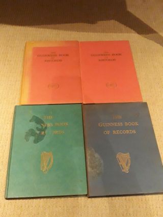 The Guinness Book Of Records 1955 1956 1969 First And Second Edition 1st 2nd