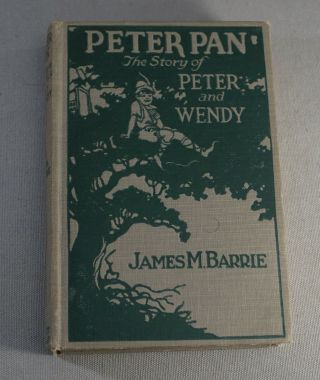 1911 Peter Pan The Story Of Peter And Wendy Hardcover Book