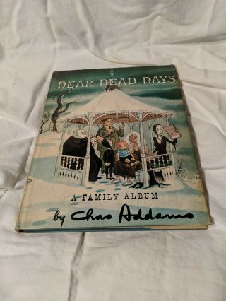1959 - Dear Dead Days A Family Album - Addams Family By Chas Addams 1st Ed Rare