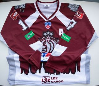 Sport Jersey Shirt Ice Hockey Club Dinamo Riga Latvia No 17 Nizivijs