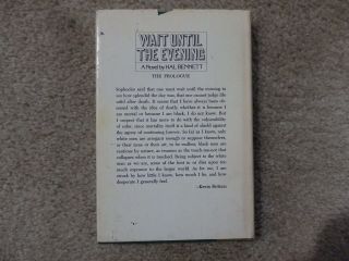 1974 Hal Bennett Wait Until the Evening Doubleday First Edition Hardcover 3
