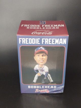 2013 Freddie Freeman Bobblehead Atlanta Braves Mlb Baseball Collectible