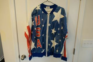 Vintage 80s Olympics Team Usa General Mills Tyvek Windbreaker Jacket,  Xl