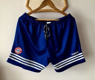 Bayern Munich Germany 1996 1997 Football Shorts Adidas Vintage Rare