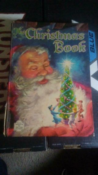 Christmas Book (1954 Whitman) Santa Claus Story Book Child Study Association