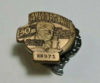 Indy 500 Bronze Pit Badge 2002