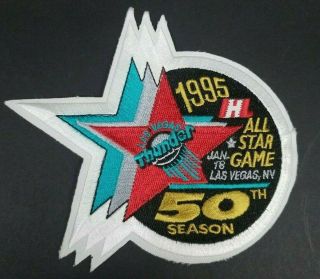 1995 Ihl All - Star Game Hockey Patch Las Vegas Nevada 50th Anniversary