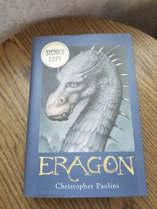 Eragon ✎signed✎ By Christopher Paolini First Edition 1st Printing Hardback
