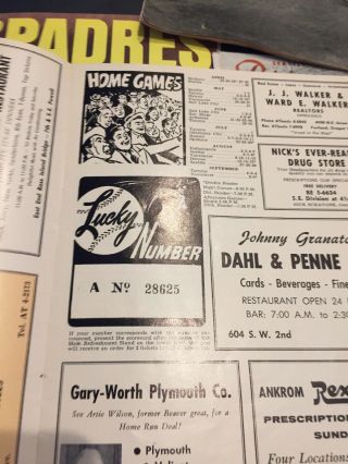 1947 - 1967 ALL PCL PACIFIC COAST BASEBALL PROGRAMS RECORDS DIME NEWS W/HOFERS, 3