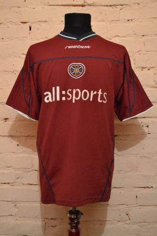 Vintage Fc Heart Of Midlothian Home Football Shirt 2002/2003/2004 Soccer Jersey
