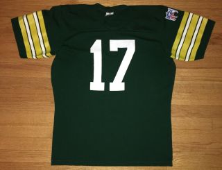 Vtg 80’s Green Bay Packers 17 Rawlings Nfl Football Jersey Adult Xl Made In Usa