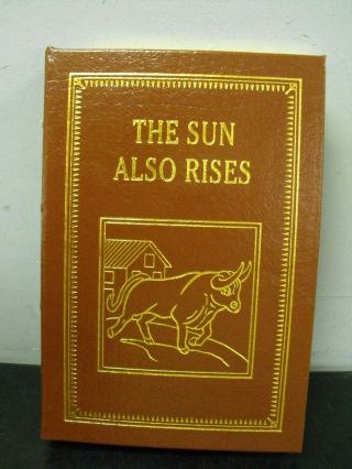 The Sun Also Rises Leather Bound Edition By Ernest Hemingway