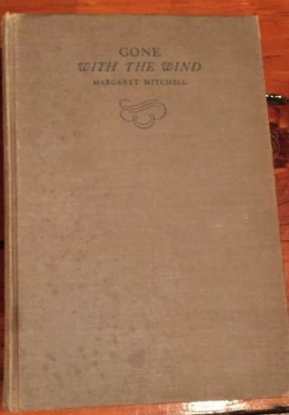 1936 Margaret Mitchell Gone With The Wind First Edition Hc