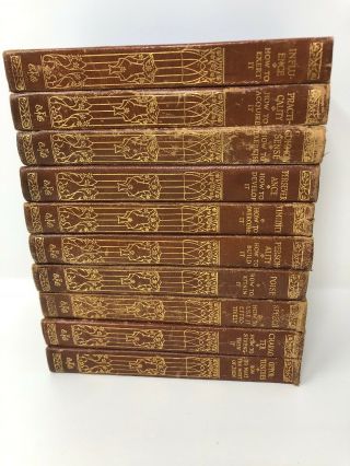 Complete Set Of 10 Mental Efficiency Series Books 1915,  Funk & Wagnalls