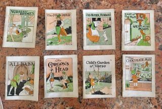 8 Miniature Books By John H.  Eggers Children 