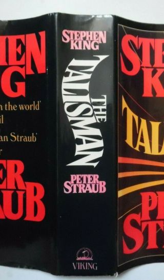 THE TALISMAN BY STEPHEN KING PETER STRAUB HB BOOK WITH DJ 1ST 1984 VIKING 3
