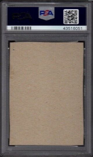 1963 Carl Yastrzemski Post Cereal Baseball Card 80 Hand Cut Graded PSA 5 (EX) 2