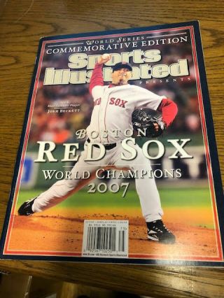 2007 Josh Beckett Boston Red Sox World Series Sports Illustrated Commemorative