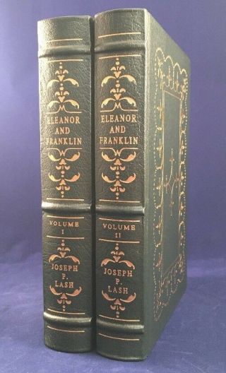 Eleanor And Franklin Joseph P Lash 2 Volume Set Easton Press Leather Collector 