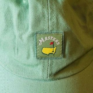Masters Golf Baseball Cap Hat Green Adjustable Magnolia Lane Cotton One Size