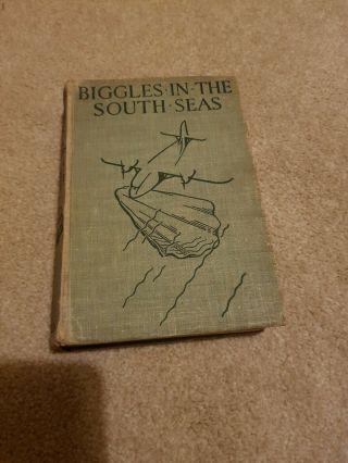 Biggles In The South Seas W E Johns 1st Ed 2nd Imp.  Oxford University Press Ww2