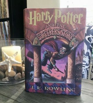 True 1st Edition First Print Harry Potter & The Sorcerers Stone Hardcover Bce 