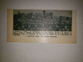 Conway Arkansas Teachers College 1923 Football Team Picture