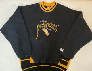 Vintage 90’s The Game Pittsburgh Penguins Sweater Nhl Medium A