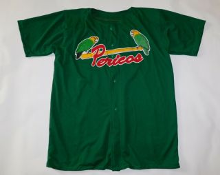 Vtg Game Worn Pericos 5 Unknown Mexican Mexico Beisbol Baseball Jersey Men 